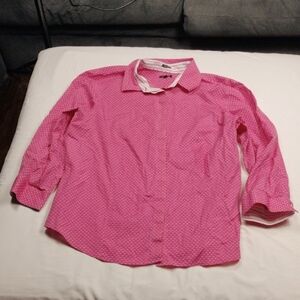 Talbots Women's Long Sleeve Button Up Blouse Size 16